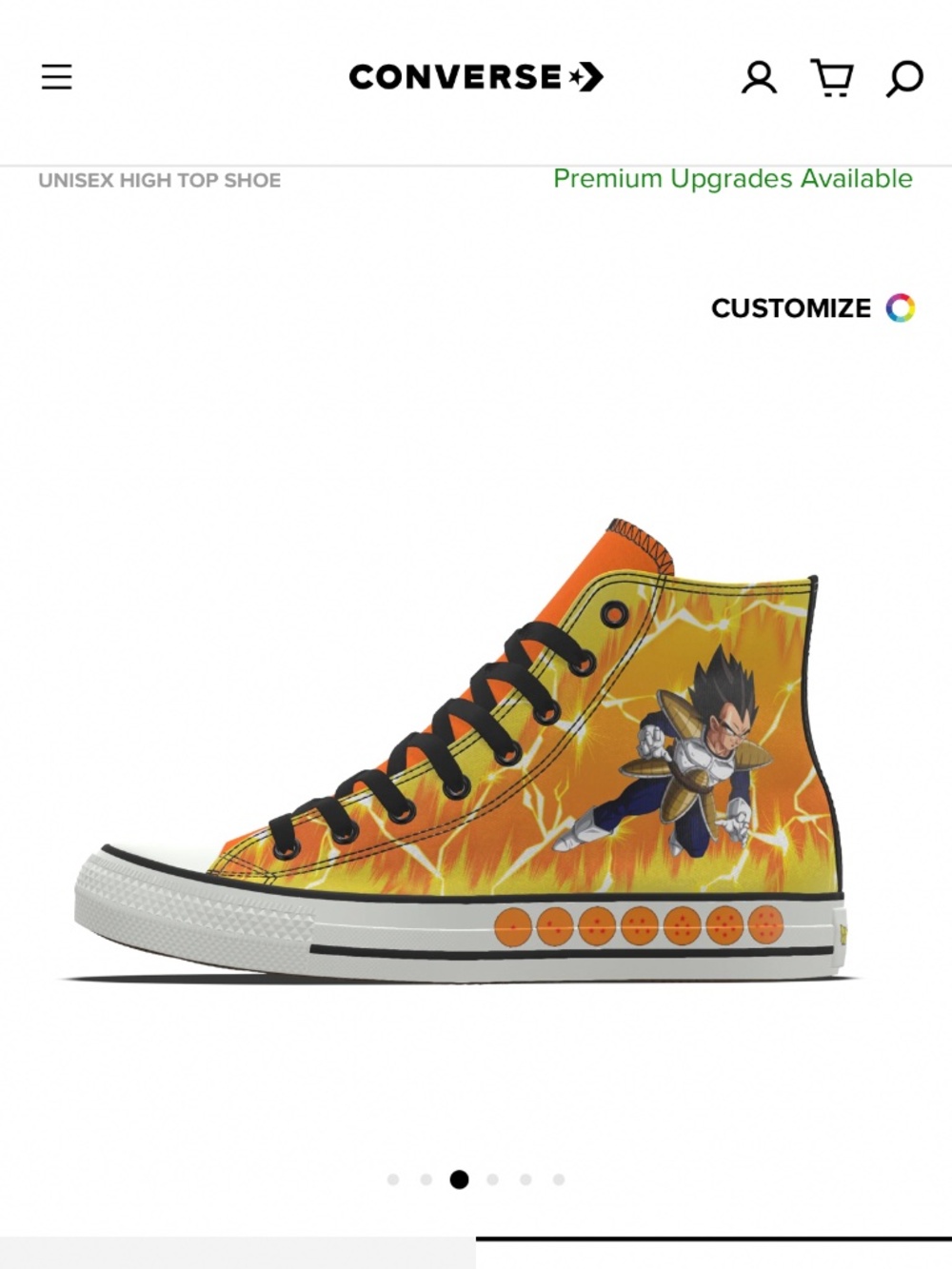 Custom Dragon Ball Converse